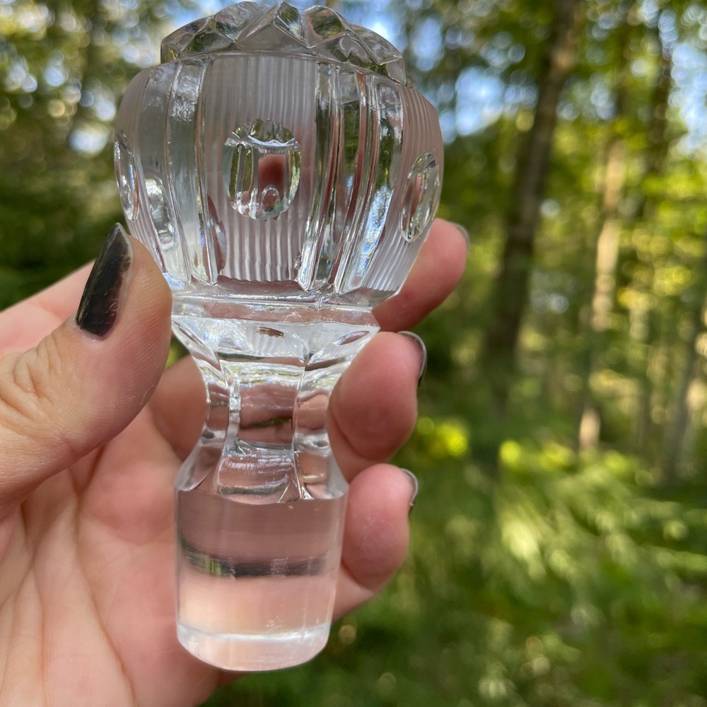 COPY - Vintage crystal Stopper for Decanter